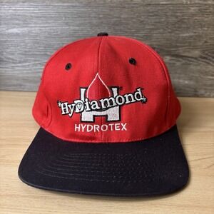 Vintage HyDiamond Hat Cap Snap Back Embroidered‎ Hydrotex Promo